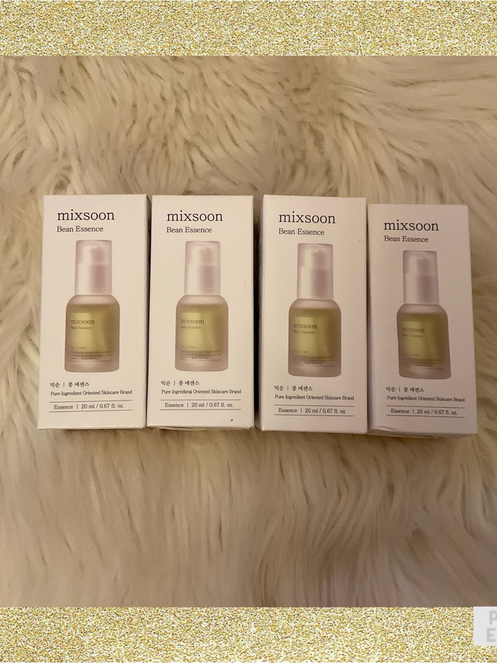 Mixsoon Bean Essence Brightening Hydrator - New in Box x4 Travel Size